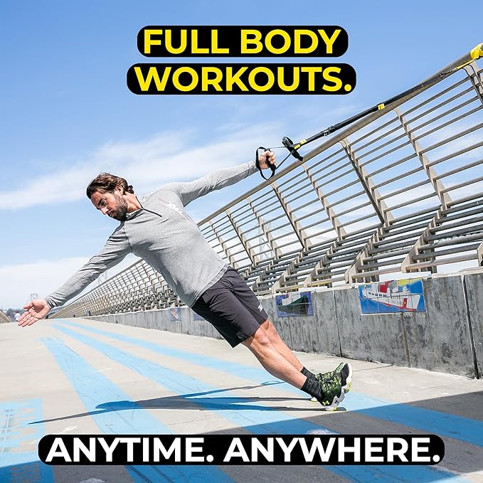 TRX GO Suspension Trainer, At Home, Portable Gym Workout, For Strength Training, Full Body Exercise Equipment-StrideForce Fitness