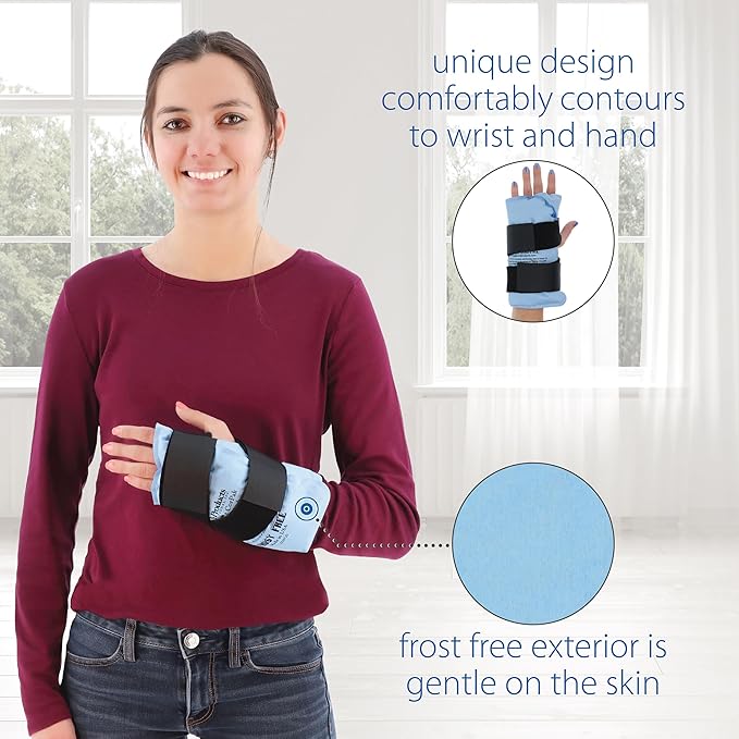 Core Products Dual Comfort CorPak – Reusable hot/Cold Wrist Pain Relief Pack – for Reliable Carpal Tunnel Pain Relief & Recovery; Use hot or Cold; Made in USA –Size: 8.5" x 14"-StrideForce Fitness