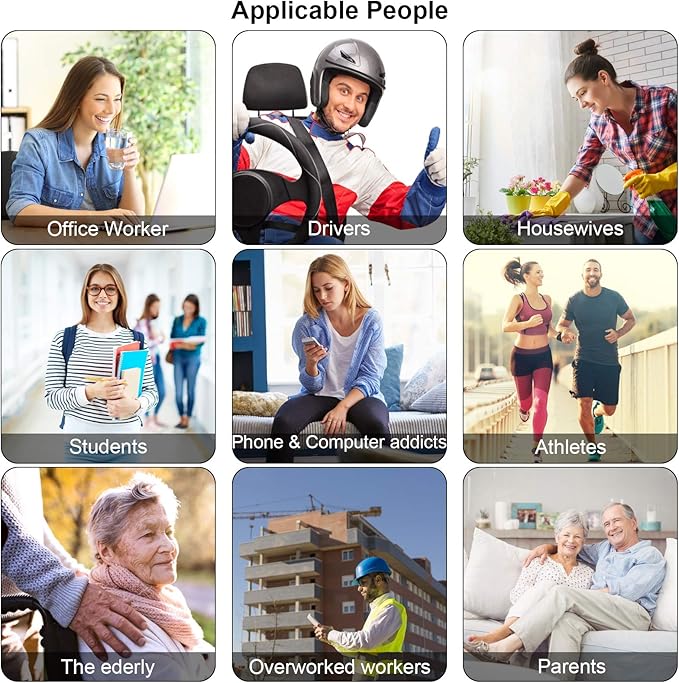 Belifu 4 Independent Channel TENS EMS Unit, 24 Modes,30 Level Intensity Muscle Stimulator Machine, Rechargeable Electric Pulse Massager with 10 Pads&5 Set Leads Wires, for Pain Relief Therapy(Black)-StrideForce Fitness