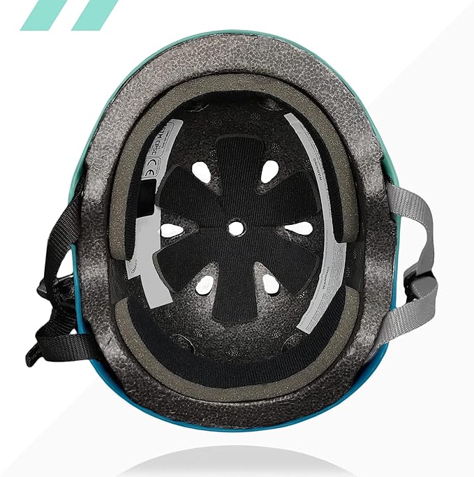 80SIX Triple Certified Multisport Helmet - Ideal for Bike, Scooter, Skateboard, Roller Skate and Inline Skate-StrideForce Fitness