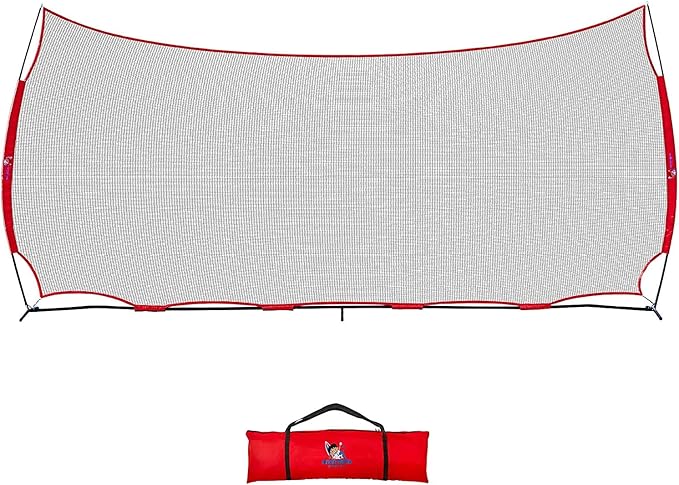20x10ft Sports Net | 200 SQ feet of Protection | Multi Sport Netting Barrier, Sports Net, Baseball Netting Backstop | Perfect for Golf, Baseball, Basketball, Soccer, Lacrosse, Hockey-StrideForce Fitness