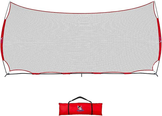 20x10ft Sports Net | 200 SQ feet of Protection | Multi Sport Netting Barrier, Sports Net, Baseball Netting Backstop | Perfect for Golf, Baseball, Basketball, Soccer, Lacrosse, Hockey-StrideForce Fitness