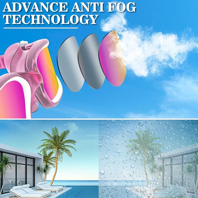 WIN.MAX Polarized Swimming Goggles Swim Pool Goggles Anti Fog Anti UV No Leakage Clear Vision for Men Women Adults Teenagers-StrideForce Fitness