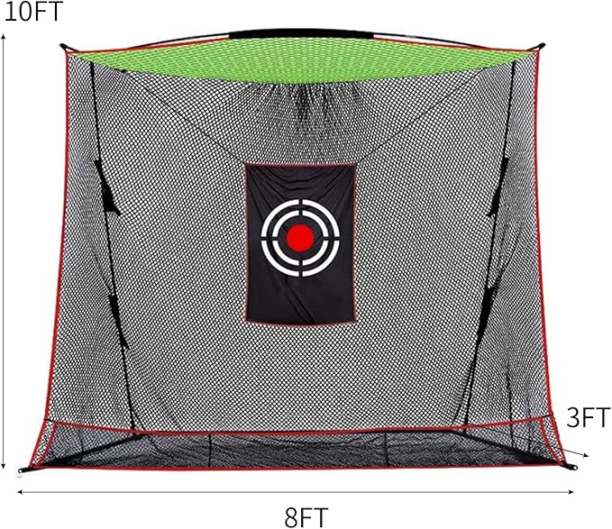 Golf Net for Backyard Drivin Heavy Duty Golf Hitting Practice Net Large Outdoor Indoor for Use10x8FT-StrideForce Fitness