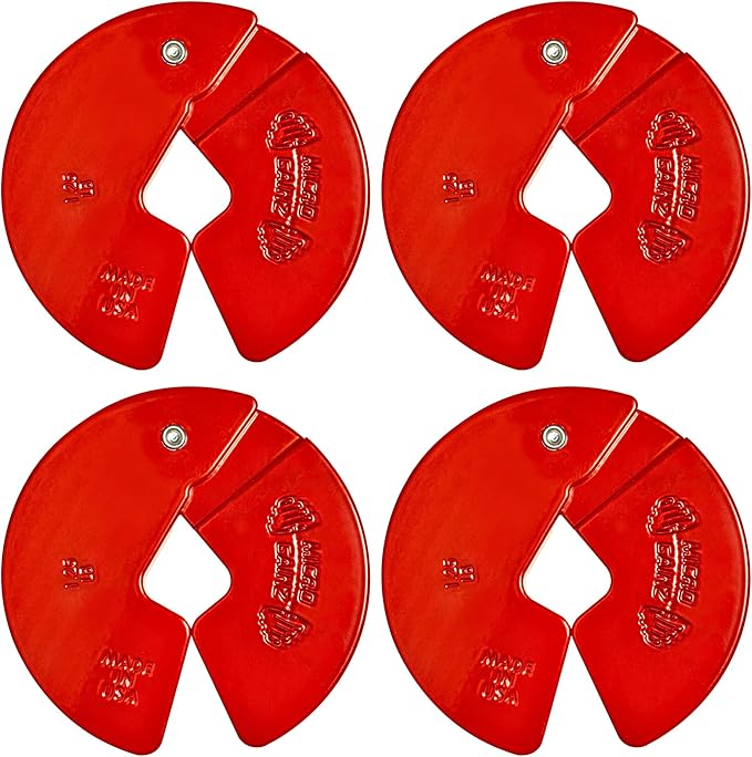 Micro Gainz Dumbbell Fractional 1.25lb Weight Plate, Ideal for Micro Loading, (Choose Color) 4 Piece Fractional Weight Plates, Designed for Dumbbell Training, Made In USA-StrideForce Fitness