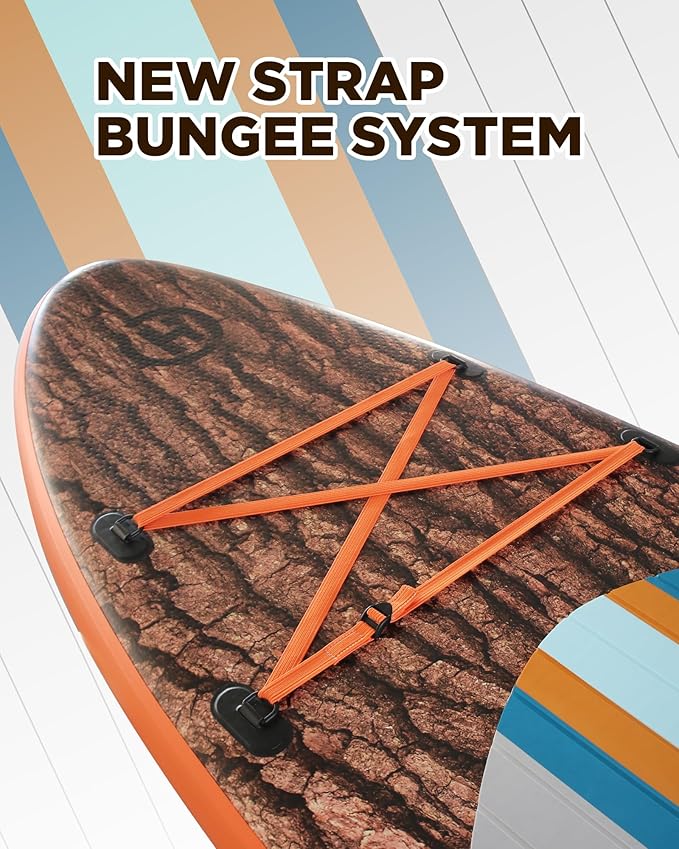 Highpi Inflatable Stand Up Paddle Board for Youth and Adults – Wide Sup with Premium Accessories, Blow Up Paddleboard for Surfing, Fishing, Yoga & More-StrideForce Fitness