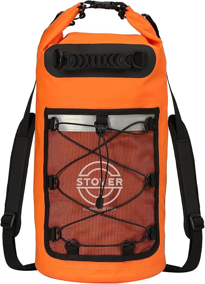 STOVER 5/10/25/30/40/55L Waterproof Backpack- Floating Dry Bag for Kayaking, Travel, Beach, Hiking, & Camping, Men/Women-StrideForce Fitness