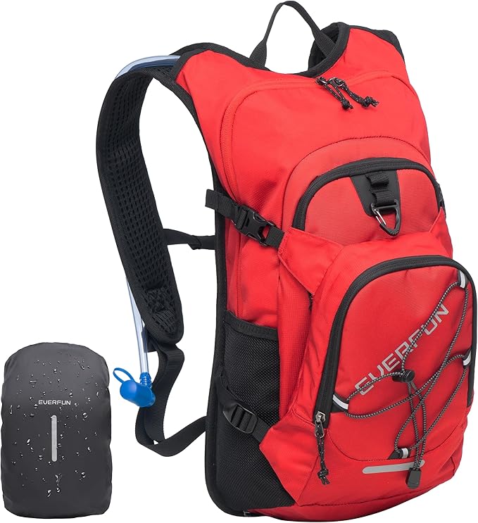Everfun Hydration Backpack 18L with Water Bladder 2L/3L Hiking Water Backpack Women Men Hydration Pack Insulated Lightweight Day Hydropack with Storage for Hiking, Biking, Running, Festival-StrideForce Fitness