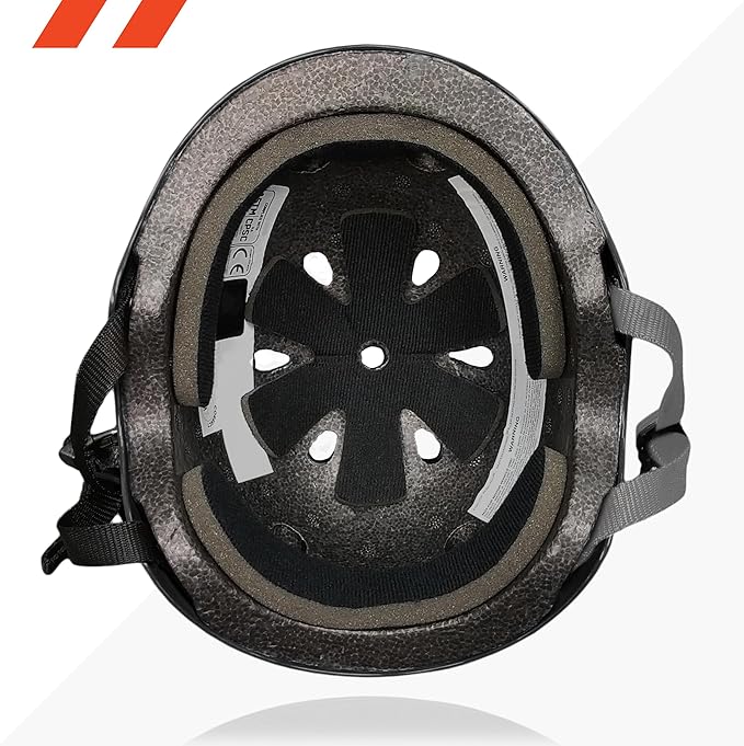 80SIX Triple Certified Multisport Helmet - Ideal for Bike, Scooter, Skateboard, Roller Skate and Inline Skate-StrideForce Fitness