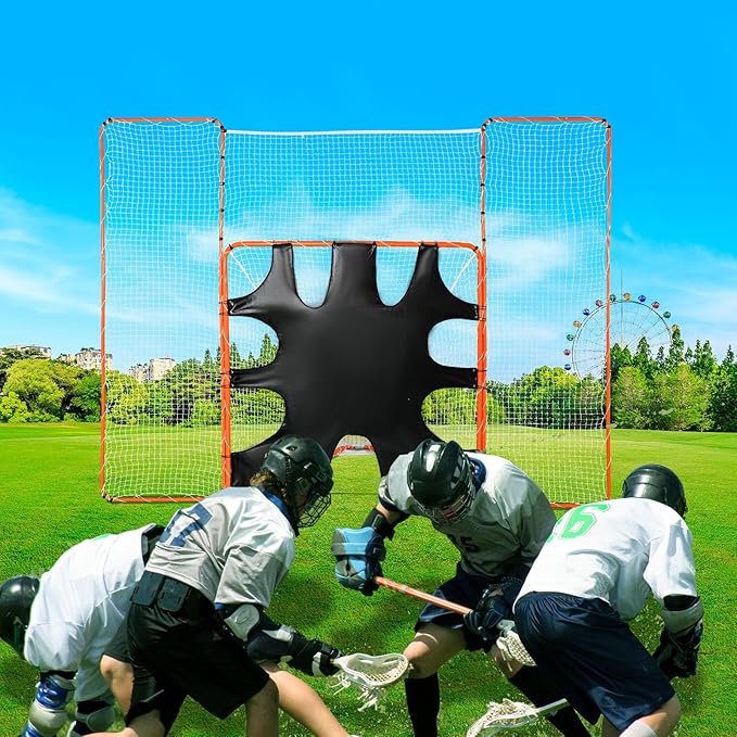 VEVOR Portable Lacrosse Goal - Complete Training Accessory Set with Extended Coverage for Youth and Adults-StrideForce Fitness