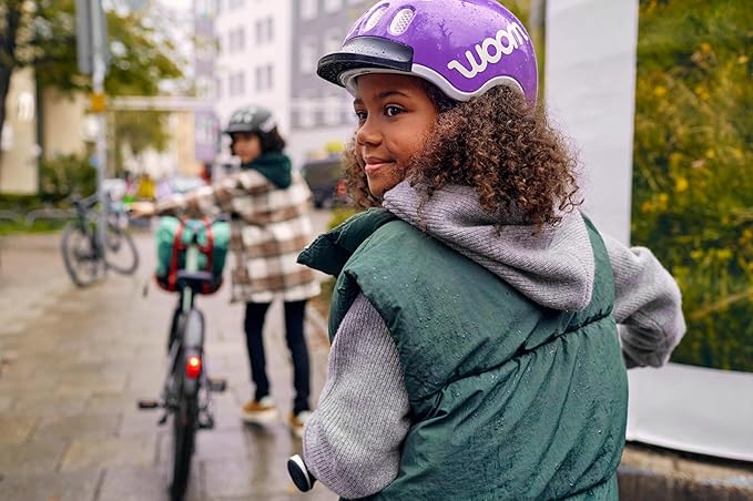 woom Kids’ Bike Helmet, Adjustable Children's Pinch-Free Helmet for Roller Skating & Scooting, Safe Bicycle & Cycling Helmet for Boys & Girls (1-14 Years Old)-StrideForce Fitness