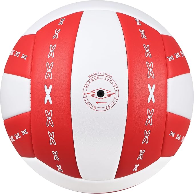 Volleyball Size 5 - Premium PU Leather, Ultra-Durable Soft to The Touch for Youth, Adults, Ideal for Indoor, Outdoor, Beach Sports Training-StrideForce Fitness