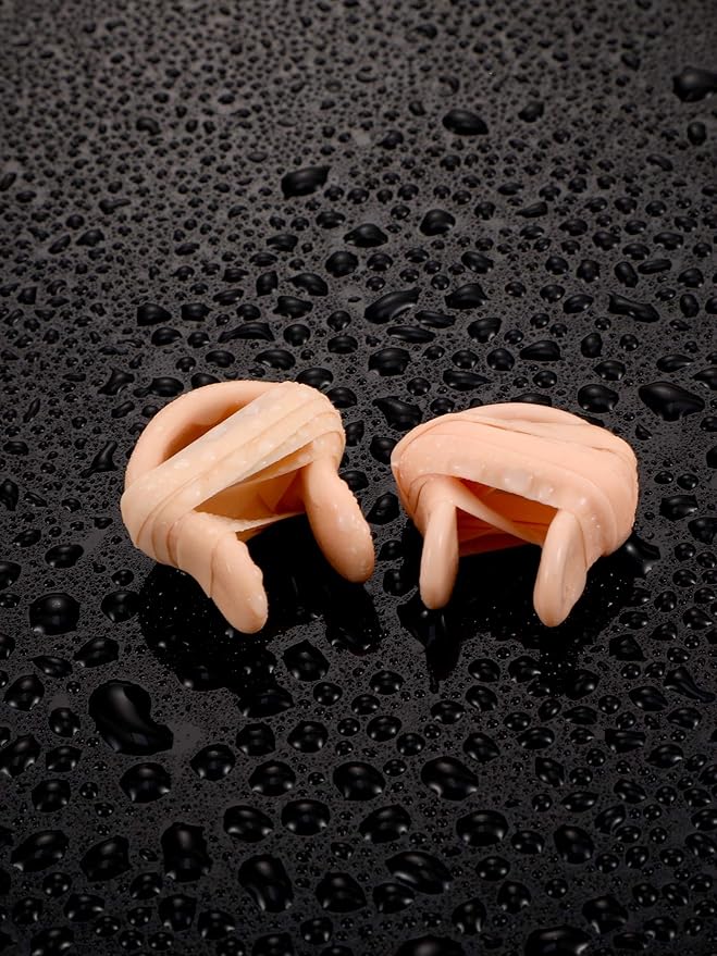 7 Pieces Swimming Nose Clip Silicone Nose Plug Protector with Elastic Rope for Kids and Adults Swimming Using-StrideForce Fitness