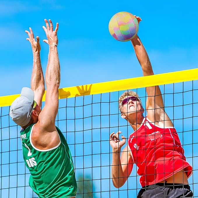 Volleyball Size 5 - Premium PU Leather, Ultra-Durable Soft to The Touch for Youth, Adults, Ideal for Indoor, Outdoor, Beach Sports Training-StrideForce Fitness