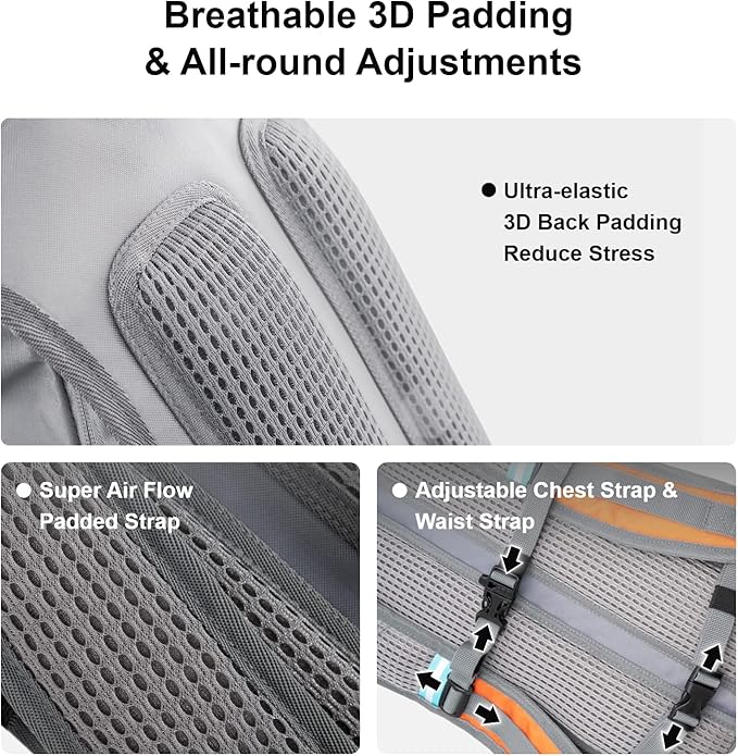 Everfun Hydration Backpack 18L with Water Bladder 2L/3L Hiking Water Backpack Women Men Hydration Pack Insulated Lightweight Day Hydropack with Storage for Hiking, Biking, Running, Festival-StrideForce Fitness