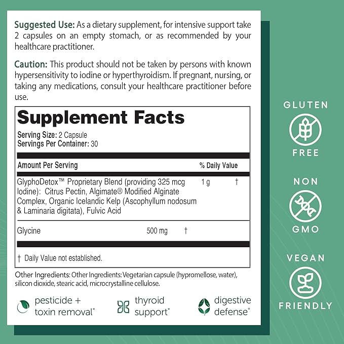 EcoNugenics Detox Rescue Supplement Bundle for Men & Women – PectaSol Modified Citrus Pectin Fiber + 2 GlyphoDetox Bottles — Safely Removes Pesticides & Agricultural Toxins, Offers Total-Body Support-StrideForce Fitness