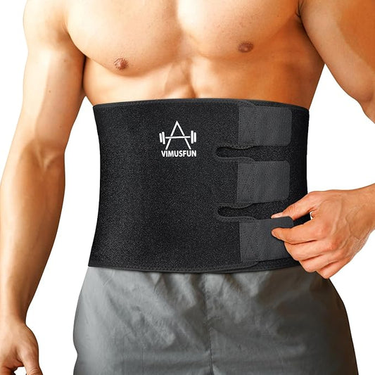 Waist Trimmer Belt Men Sweat Band Stomach Wrap, Waist Trainer for Women Workout-StrideForce Fitness