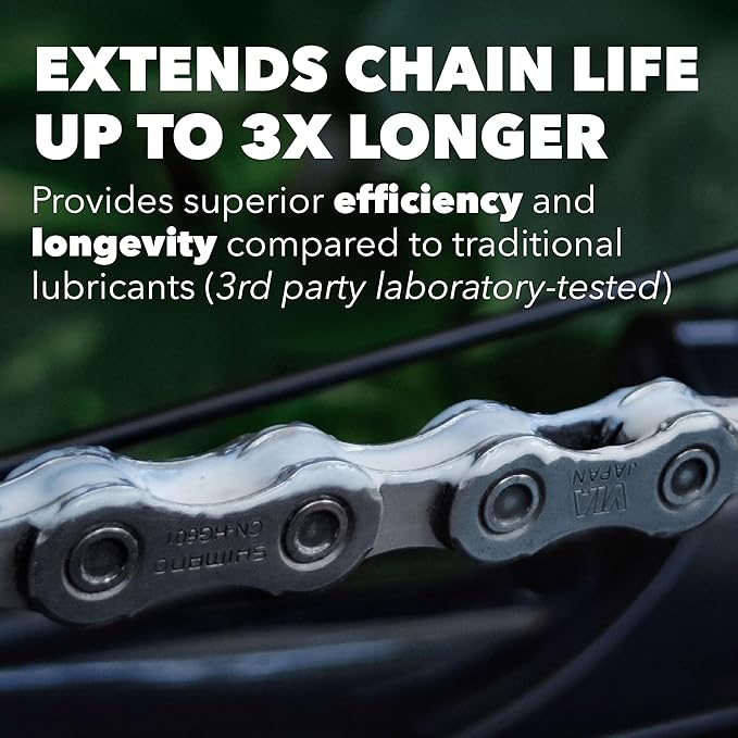 SILCA Super Secret Bike Chain Lube - Liquid Chain Wax to Clean, Smooth & Silence - Ultra Fast Bike Lube - Special Formula for Friction Reduction & Improved Wattage Output in All Weather-StrideForce Fitness