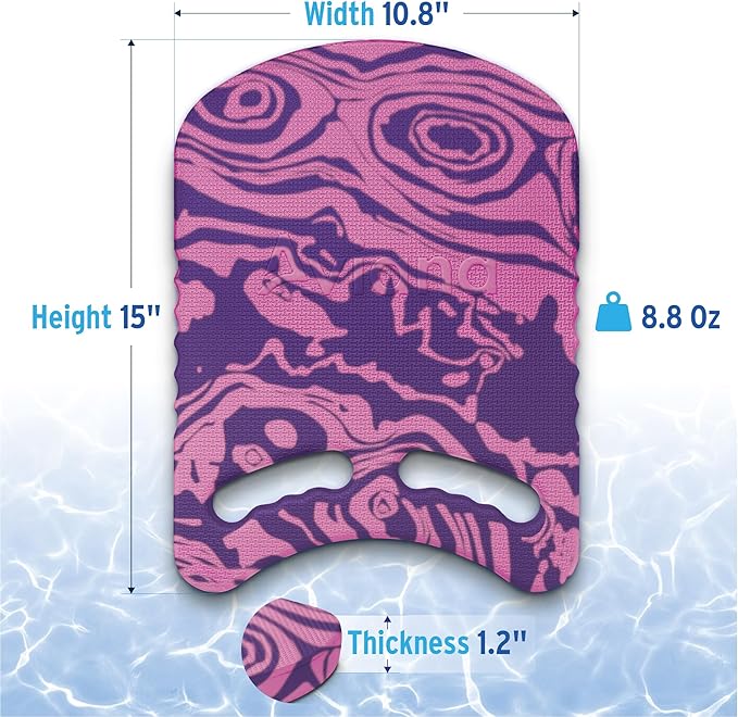 Junior Kickboard Buoy for Youth Children & Toddlers Swimming Aid & Exercise Training Board for Kids to Learn to Swim with Kick Boards in Pool BPA Free-StrideForce Fitness