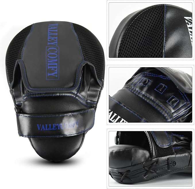 Valleycomfy Boxing Punching Mitts,Boxing Pads Mitts for Men,Ideal for Boxing Training,Kickboxing,Martial Arts-StrideForce Fitness