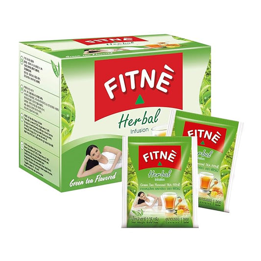 FITNE Green Tea Herbal Honey Lemon With Garcinia Senna Infusion Gentle Detox Cleanse High Antioxidant No Calories Stevia Sweetener, 15 Tea Bags-StrideForce Fitness