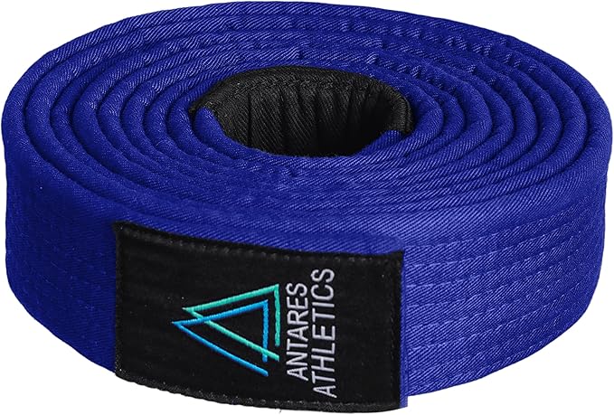 BJJ Belt for Men & Women Brazilian Jiu Jitsu Belt with Ranking Stripes Sleeve Bar Kids Jiu Jitsu Gi Belt-StrideForce Fitness