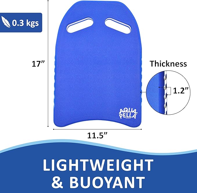 Aquapella Swimming Kickboard - One Size Fits All - A Great Training Aid for Children and Adults-StrideForce Fitness