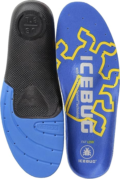 Icebug SLIM Low Cushion Support Insole with Arch Flex Technology-StrideForce Fitness