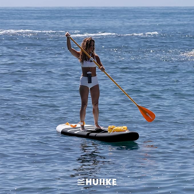 Inflatable Paddle Board for Adults with Accessories Included, Oar, Fins, Pump. Stand Up Paddleboard Great Stability and Resistance. 10’ x 33" x 5.9", Maximum Load 286 lb-StrideForce Fitness