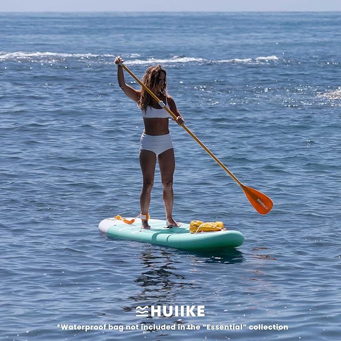 Inflatable Paddle Board for Adults with Accessories Included, Oar, Fins, Pump. Stand Up Paddleboard Great Stability and Resistance. 10’ x 33" x 5.9", Maximum Load 286 lb-StrideForce Fitness