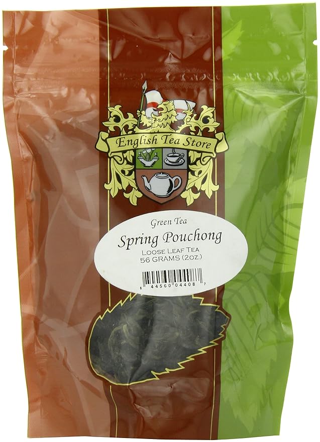 Spring Pouchong Tea Pouches - 2oz | Loose Leaf Taiwanese Oolong | Handcrafted in Pinglin, Taiwan | Fragrant and Mild Tea | Traditional Small Batch | Floral Aroma & Semi-Oxidized-StrideForce Fitness