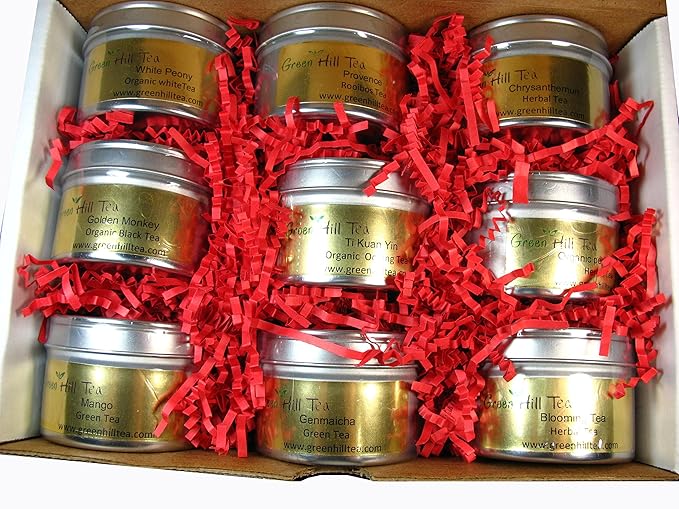 Greenhilltea loose tea samples (Classic 9 Tea Sampler)-StrideForce Fitness