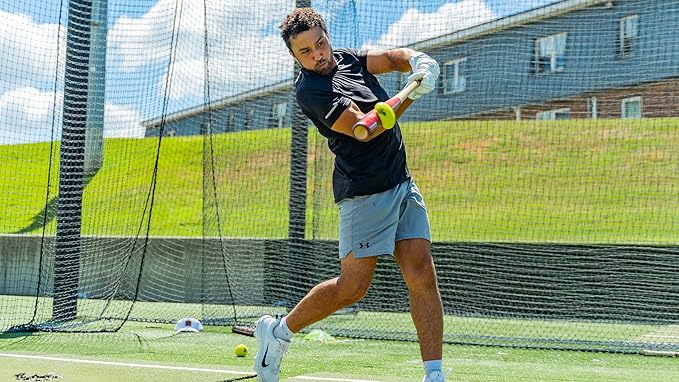 Marv Hitting Balls - 2 Dozen (24 Pack) | 10oz Heavy Training Baseballs for Power, Strength & Barrel Accuracy | Soft Shell & Bat Safe | Limited Flight | Ideal for Baseball and Softball Drills-StrideForce Fitness