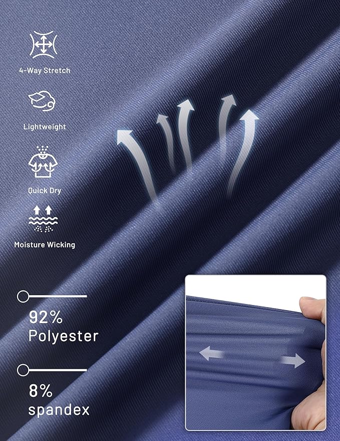 MIER Men's Dry Fit Workout T-Shirts Athletic Running Tee Short Sleeve Crew Neck Gym Tops, Polyester, Moisture Wicking-StrideForce Fitness