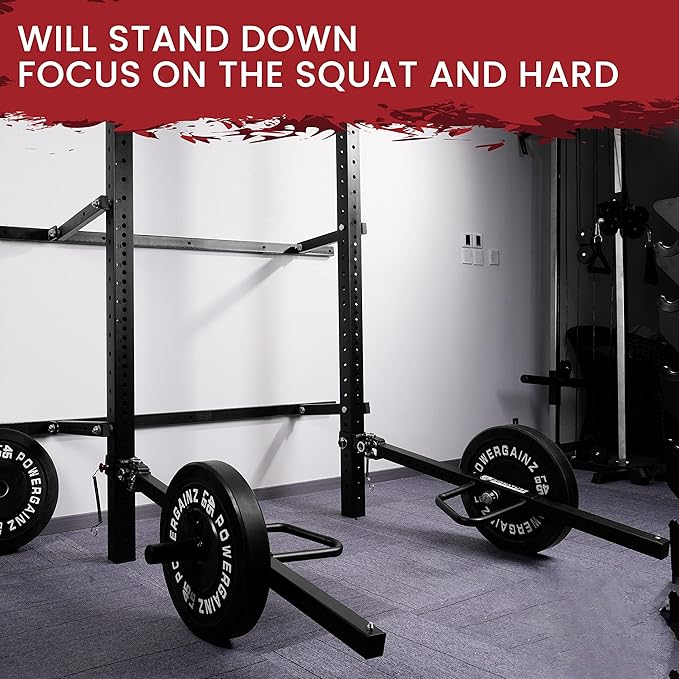 Upgraded Adjustable Jammer Arms, Lever Arms, Monolift Attachments Rated 600 LB Per Arm, Fits Racks at All Post Sizes and Hole Sizes, Pair-StrideForce Fitness