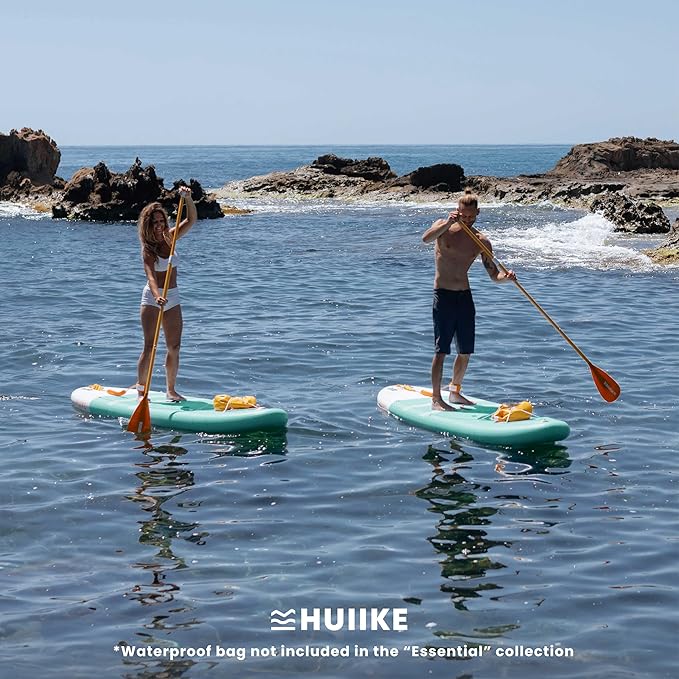 Inflatable Paddle Board for Adults with Accessories Included, Oar, Fins, Pump. Stand Up Paddleboard Great Stability and Resistance. 10’ x 33" x 5.9", Maximum Load 286 lb-StrideForce Fitness