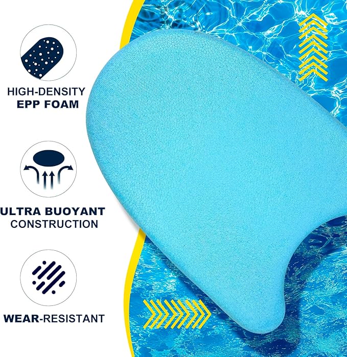 Swim Kickboard - EPP Material with Ultra-Lightweight and Great Buoyancy,Durability, Ideal for Beginners and Advanced Swimmers-StrideForce Fitness