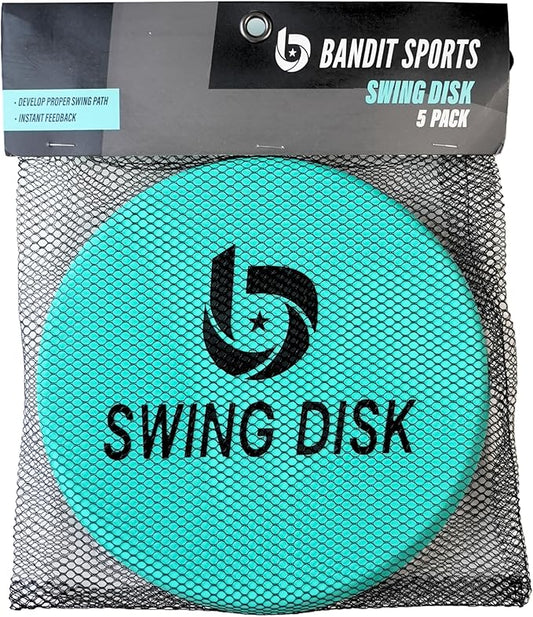Swing Disk Baseball Swing Trainer, Baseball Hitting Trainer Disks for Improving Baseball Swing, Baseball Training Equipment to Analyze Swing and Improve Batting Mechanics-StrideForce Fitness