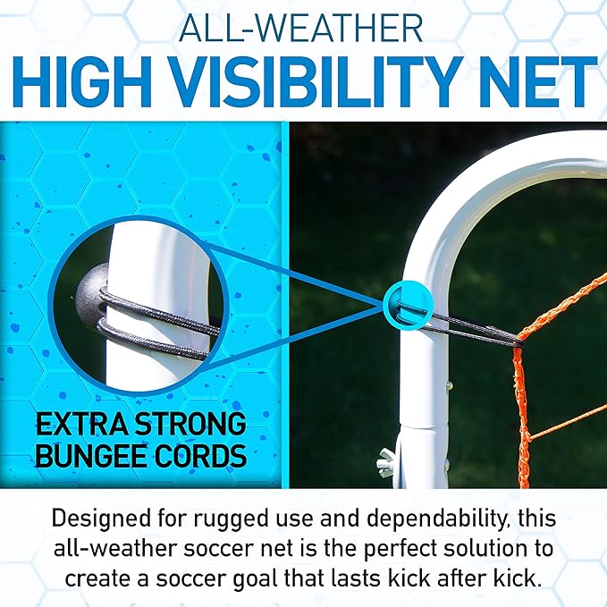 Franklin Sports Soccer Rebounder - Tournament Steel Rebounding Net - Perfect for Backyard Practice and Training - 12' x 6' & 6' x 4'-StrideForce Fitness