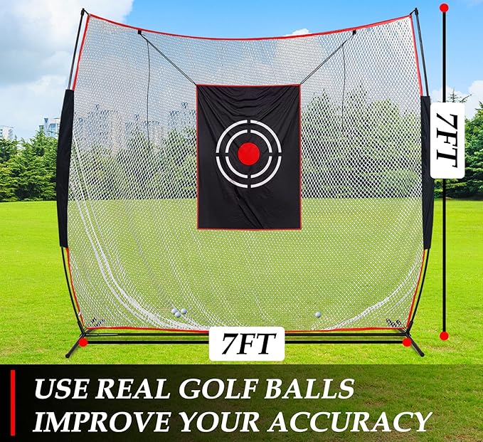 Golf Practice Hitting Nets for Backyard Driving Indoor Use Heavy Duty Practice Golf Driving Pitching Nets for Backyard-StrideForce Fitness