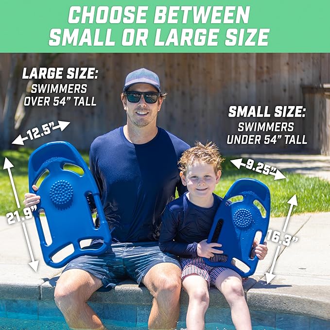 GoSports Swim Kickboard for Swimming Training - Choose Adult Size or Kids Size - X5 Pool Exercise Kickboard-StrideForce Fitness