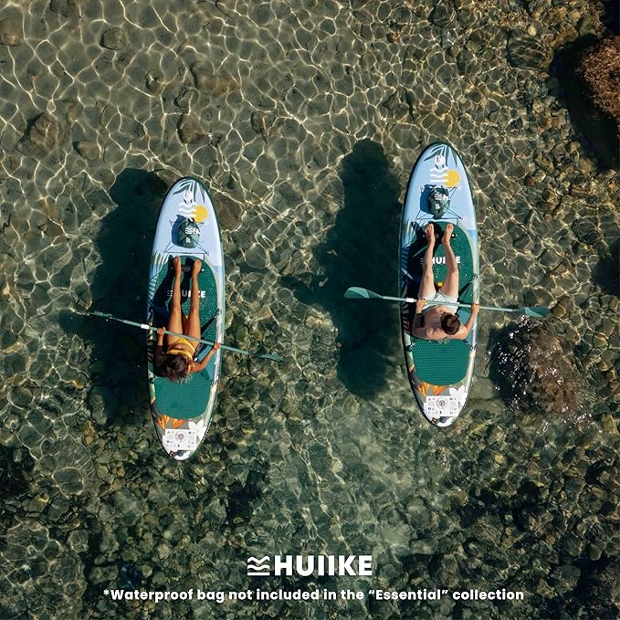 Inflatable Paddle Board for Adults with Accessories Included, Oar, Fins, Pump. Stand Up Paddleboard Great Stability and Resistance. 10’ x 33" x 5.9", Maximum Load 286 lb-StrideForce Fitness