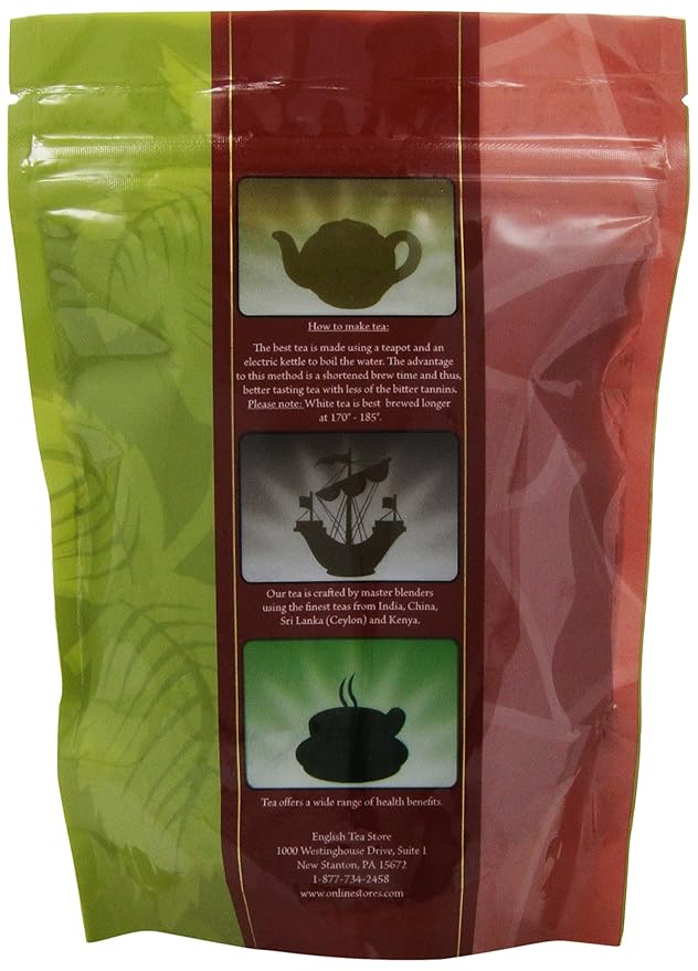 Sylvakandy Estate Orange Pekoe Tea Pouches - 4oz | Loose Leaf Ceylon Black Tea from Kandy Region | Floral and Malty Flavor Profile | Afternoon or After Dinner Tea | Single Estate Brew-StrideForce Fitness