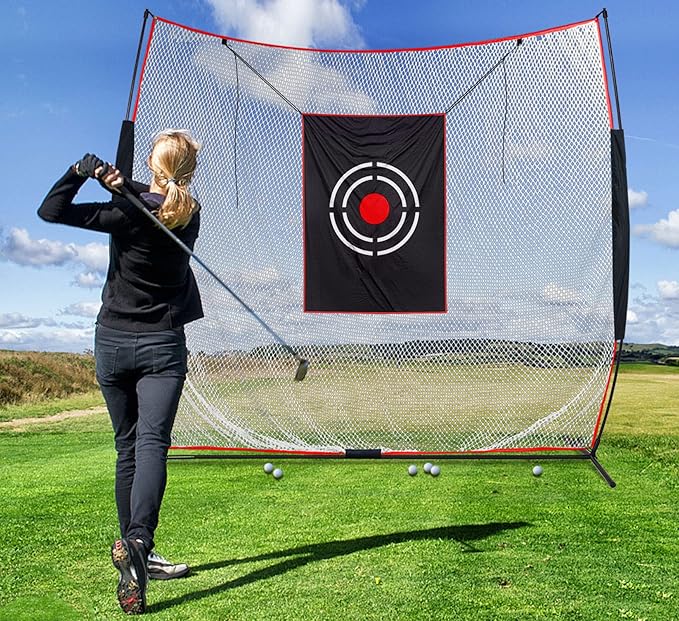 Golf Practice Hitting Nets for Backyard Driving Indoor Use Heavy Duty Practice Golf Driving Pitching Nets for Backyard-StrideForce Fitness