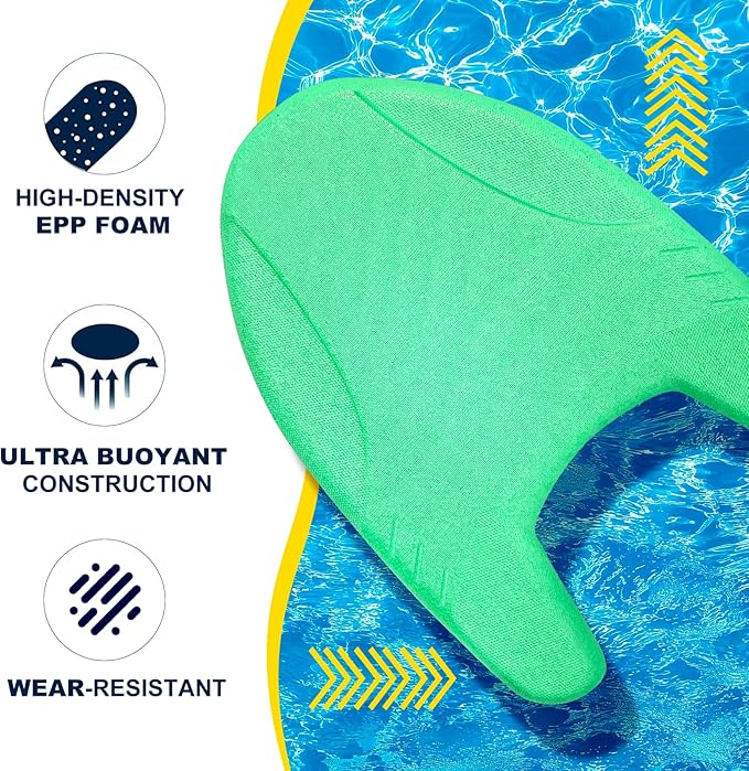 EPP Swimming Kickboard, Training Board, with Ultra-Lightweight and Great Buoyancy for Swimming Lessons, Lap Swimming, Water Aerobics-StrideForce Fitness