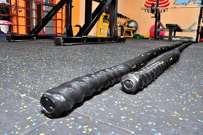Signature Fitness Battle Rope 1.5Inch 2 Inch Diameter 30 FT, 40 FT, 50 FT