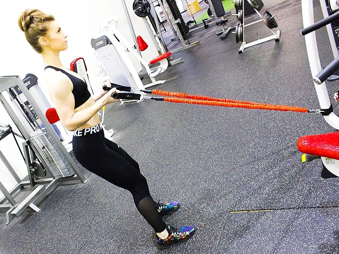 VPX Power Resistance Training System 3.0 | Total 3-Way Stacking Home, Gym, Sport Fitness | Men & Women | 220 LBs Adjustable Suspension Resistant Strength | Leg, Squat, Press, Push, Glute, Arm, LAT-StrideForce Fitness