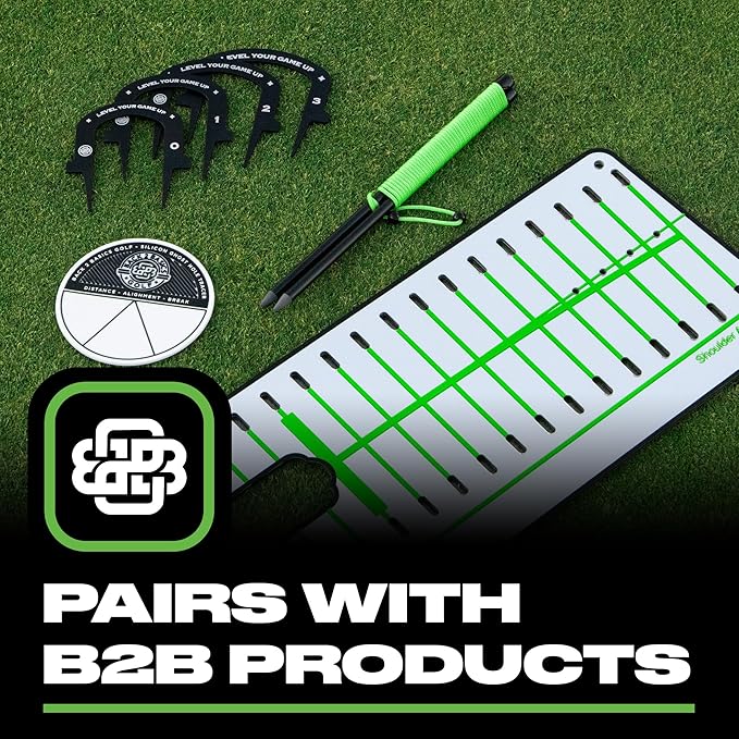 Back 2 Basics Putting Gates Set – Golf Putting Aid for Alignment & Accuracy – Gate Putting Green & Golf Putting Mat Trainer - Gate Putter Training Aid for Putting Green-StrideForce Fitness