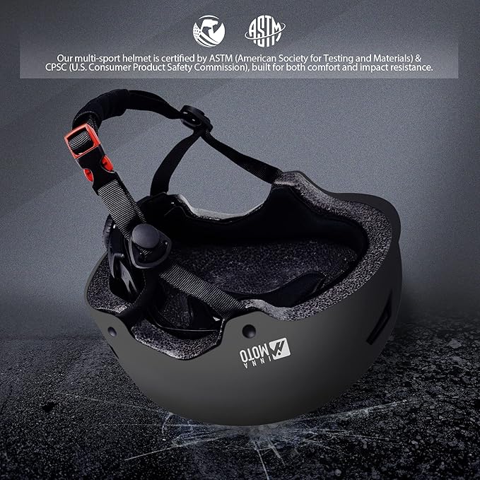 Skateboard Helmet for Adults - Adjustable Certified Safety Adults Helmet for Skateboarding Bike Bicycle Scooter Cycling Skate Skating Multisport Helmets for Women Men Boys Girls Kids Youth-StrideForce Fitness