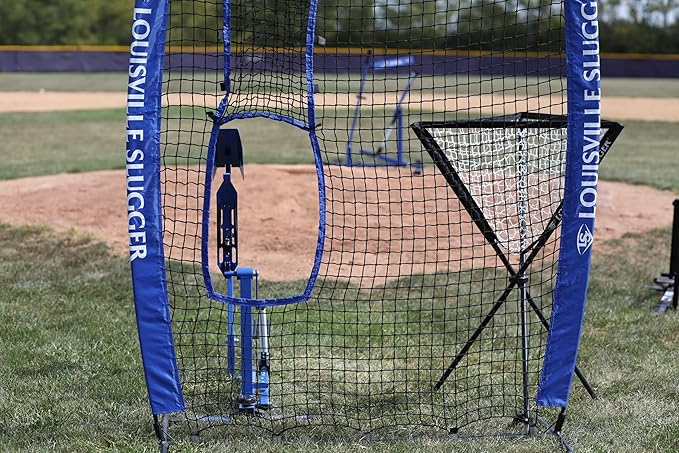 Louisville Slugger Blue Flame Pitching Machine-StrideForce Fitness
